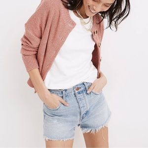 MADEWELL Women's Relaxed Cutoff Denim Shorts | Size 29